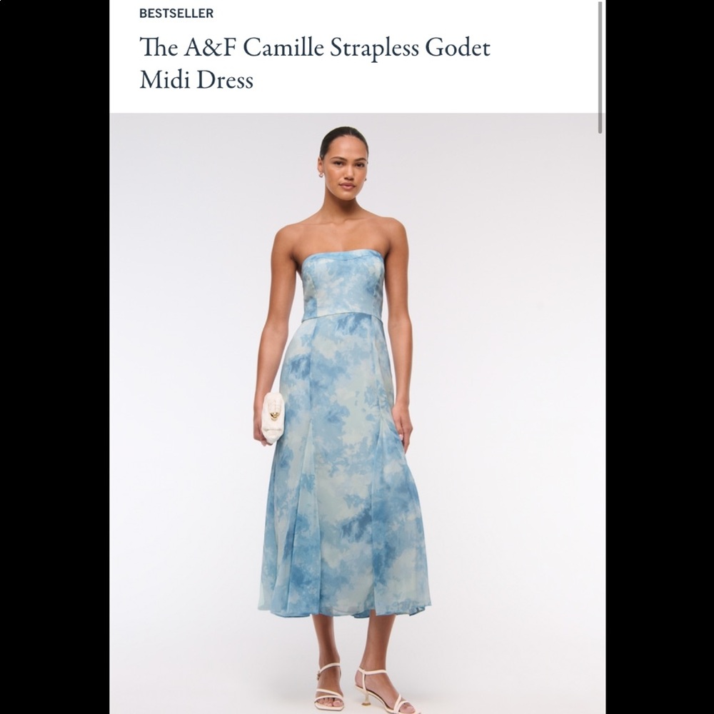 Abercrombie Camille Midi Dress size Small